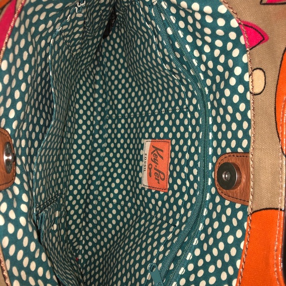 Fossil Key-Per Envelope Cross Body bag purse - Picture 12 of 13